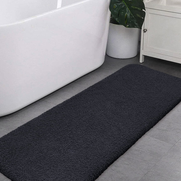 Badematte Rutschfest Badteppich Extra Lange Verdickt Badezimmerteppich Weich Badeteppich Flauschige