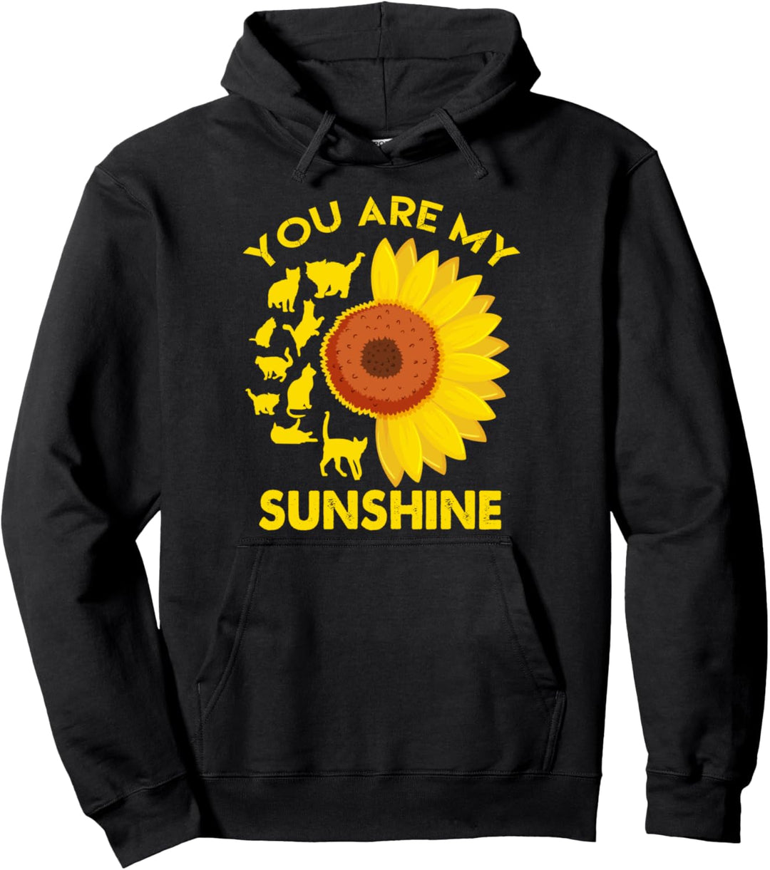 Katze-Shirt. DU BIST MEIN SONNENSCHEIN - Katzen Kätzchen Pullover Hoodie