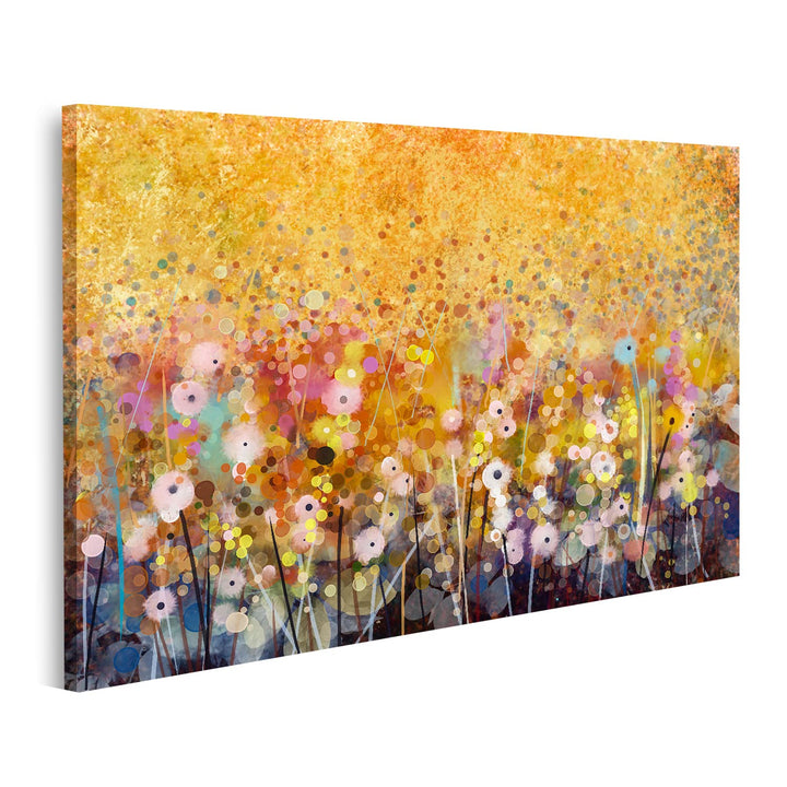 islandburner Bild auf Leinwand Aquarell Rote Mohnblumen Bilder Wandbilder Poster Leinwand 100x57cm,