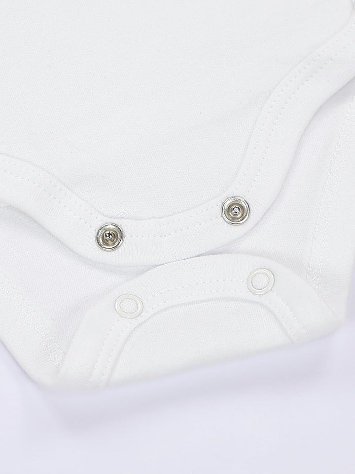 TupTam Unisex Baby Kurzarm Wickelbody 5er Pack 56 Weiss, 56 Weiss