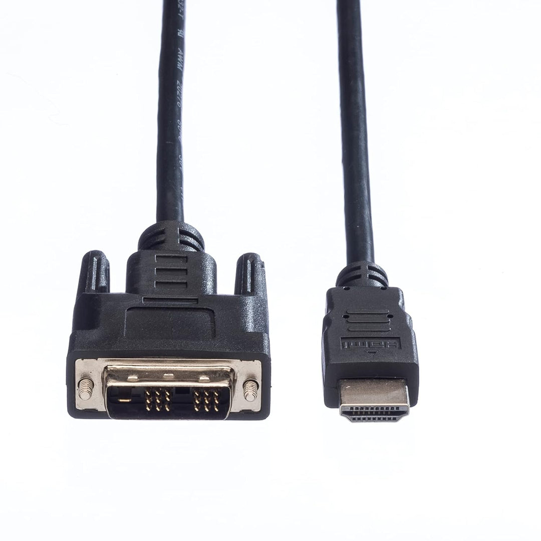 VALUE Kabel DVI (18+1) ST - HDMI ST, schwarz, 3 m, 3 m