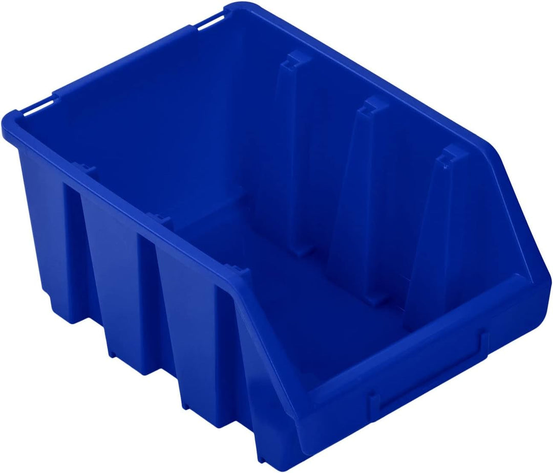 PAFEN Stapelboxen Set – 10x Stapelbox für Werkzeugwand 243 x 125 x 175 mm – Sichtbox Stapelkasten St