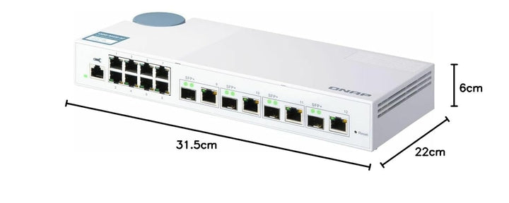 QNAP QSW-M408-4C - Einstiegslevel 10GbE Schicht 2 Web-verwalteter Switch