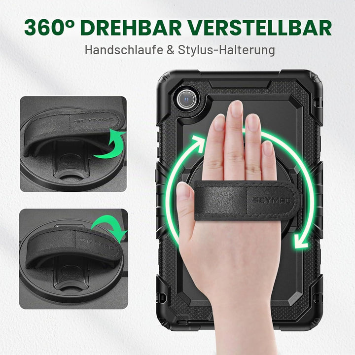 SEYMAC Hülle für Lenovo Tab One/Tab K9 Tablet 8,7 Zoll 2025 (TB305XU/TB305FU), Stossfeste Hülle mit