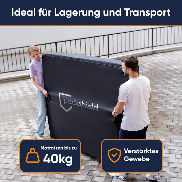 Matratzenhülle 160x200cm – Schutz für Aufbewahrung und Umzug – Dicke 30cm – wasserdichte und reissfe