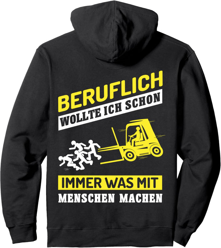 Stapler - Beruflich Was Mit Menschen Machen Staplerfahrer Pullover Hoodie