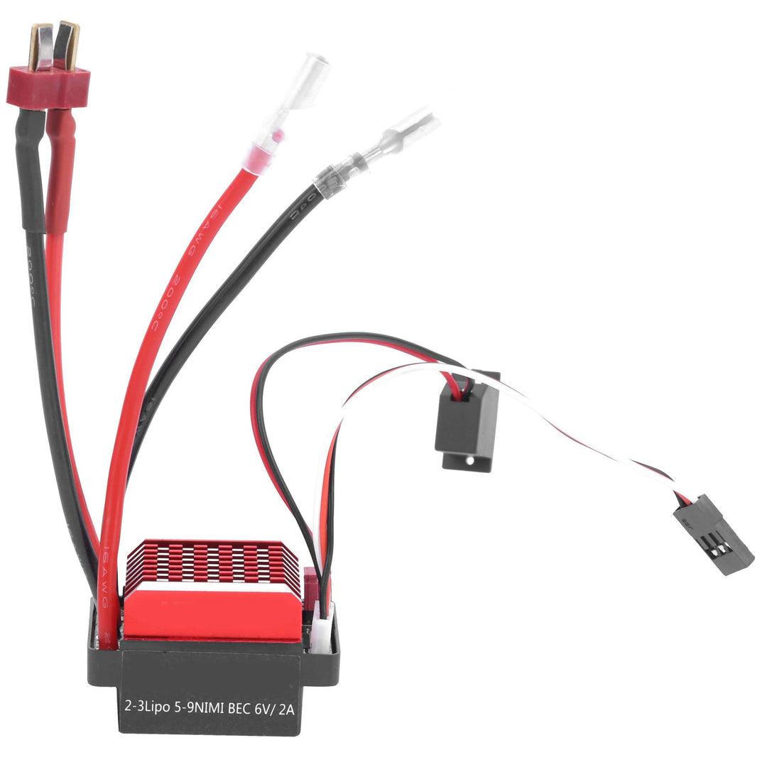 VGEBY Elektronischer Geschwindigkeitsregler, 360A Brushed ESC RC Crawler Auto Bidirektional Brushed