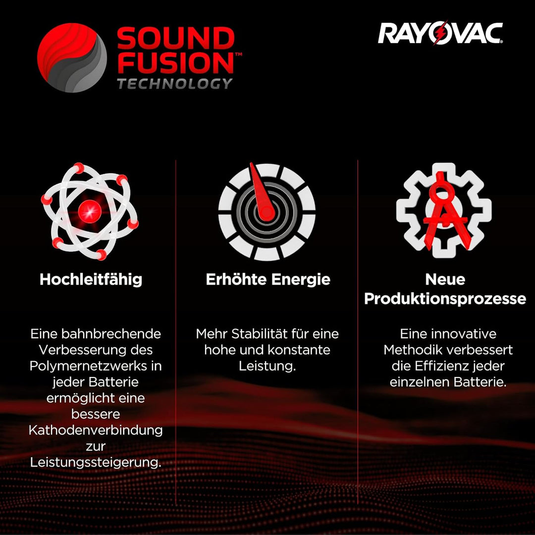 90 Batterien für Hörgeräte Rayovac Extra Advanced 10. 90 Batterien: 78 Rayovac + 12 Udivita