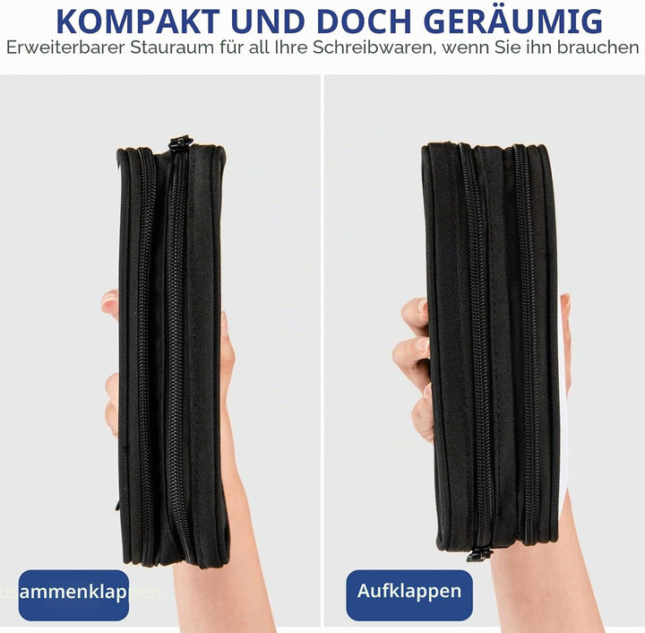 Federmäppchen Pferd Sonnenuntergang Federmappe Etui für Jungen Mädchen Grosse Schulsachen Federtasch