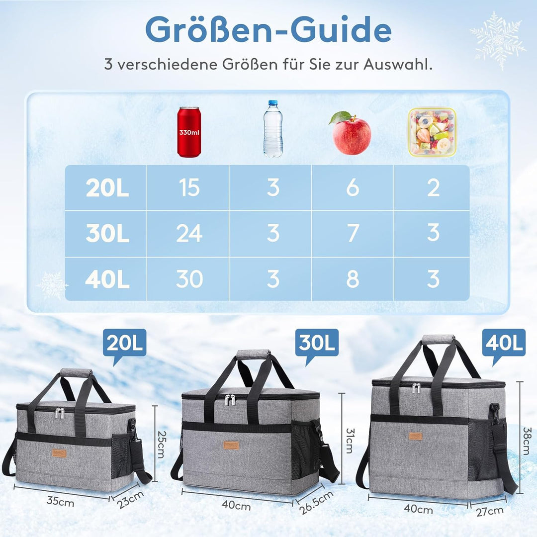 Lifewit Kühltasche Picknicktasche Lunchtasche Mittagessen Tasche Thermotasche Isoliertasche für Lebe