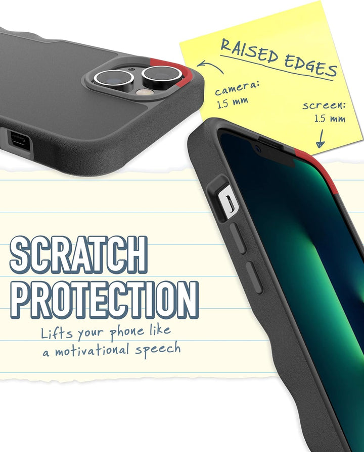 Smartish iPhone 14 Schutzhülle - Gripzilla Kompatibel mit MagSafe [Robust + Tough] Gepanzerte Slim C