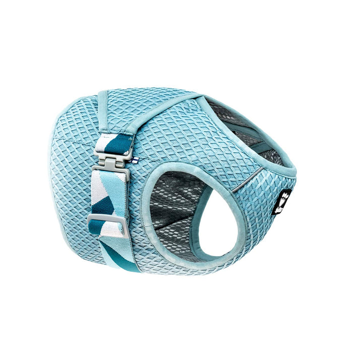 Hurtta Cooling Wrap Kühlweste für Hunde Sommer Kühlweste Aquamarin Hellblau 75-85cm aquamarine 75-85