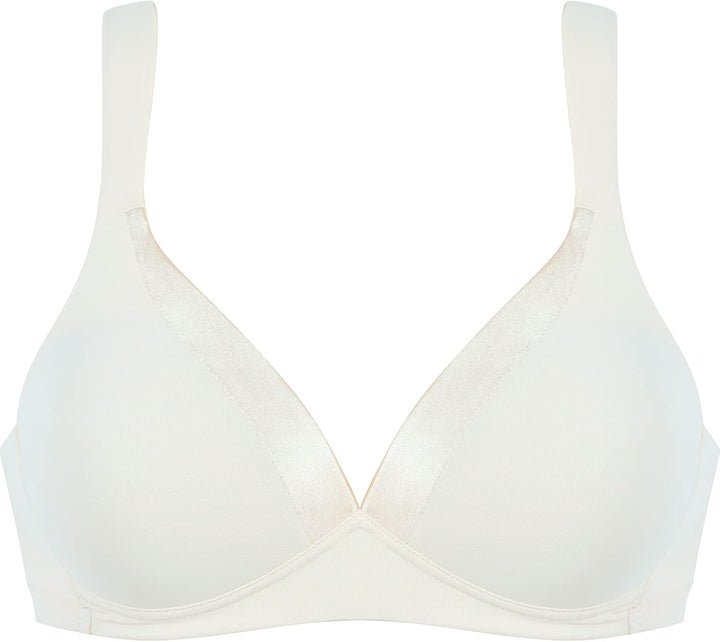 Naturana BH Damen ohne Bügel Cup A-D 100% Angenehm Dank extra Softer Schalen I BH ohne Bügel mit nah