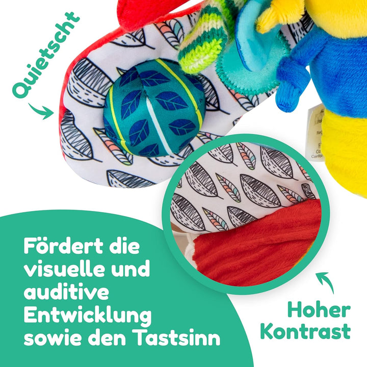Lamaze Baby Spielzeug "Freddie, das Glühwürmchen" Clip &amp; Go, Hochwertiges Kleinkindspielzeug, Greifl