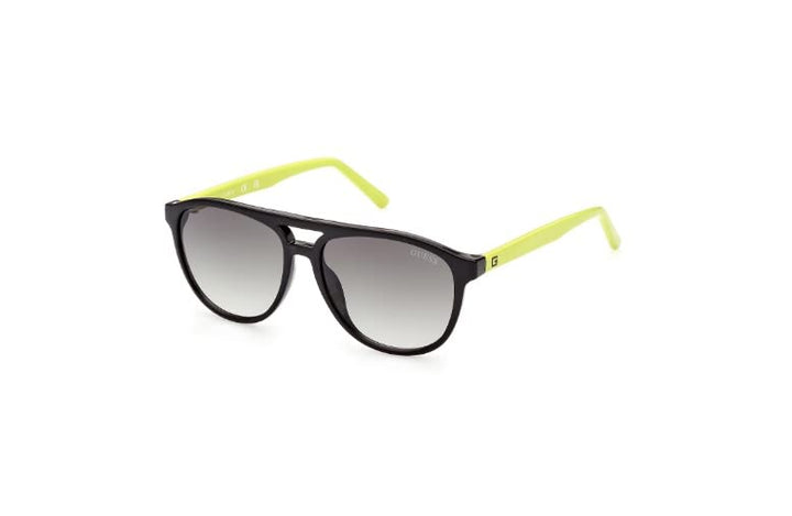 Guess Herren GU9220 Sonnenbrille, Shiny Black, 49