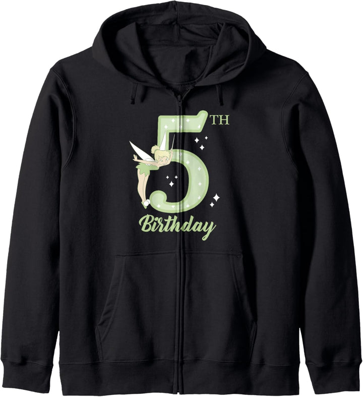 Disney Peter Pan 5th Birthday Tinkerbell Portrait Kapuzenjacke