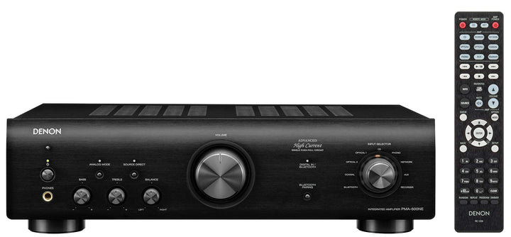 Denon PMA600NE HiFi-Verstärker, Endstufe mit Bluetooth, Phono-Equalizer, 1x Koaxial- & 2x Optischer