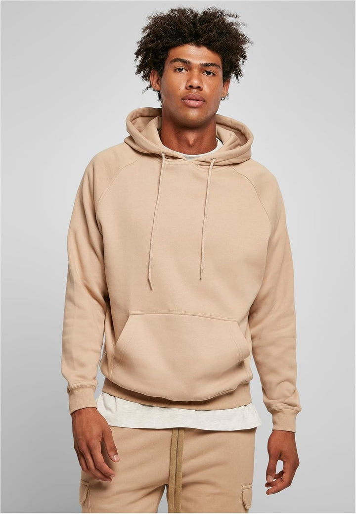Urban Classics Herren Blank Hoody Kapuzenpullover L Unionbeige, L Unionbeige