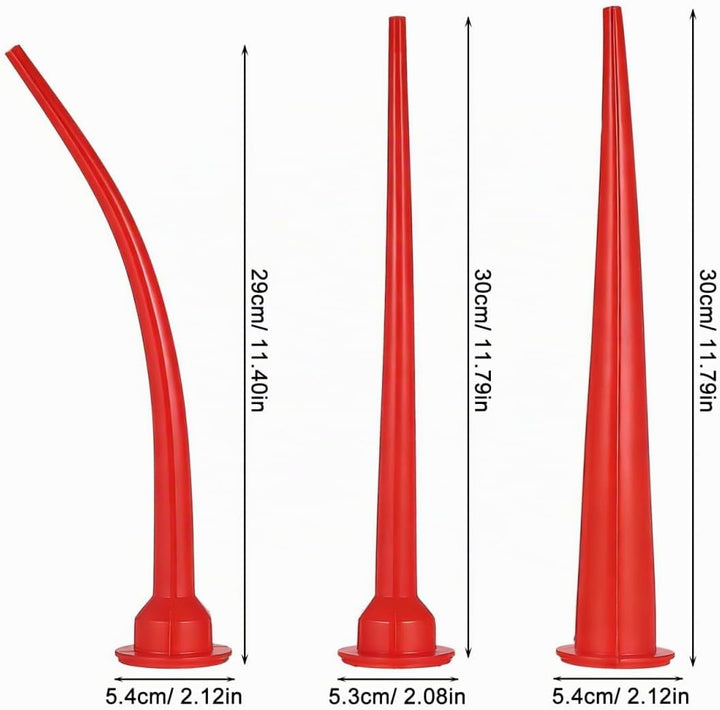 3stücke Verlängerungsdüse Aus Weichem Gummi Für Kartuschenauftrag Kartuschendüsen Präzise Finisher-w
