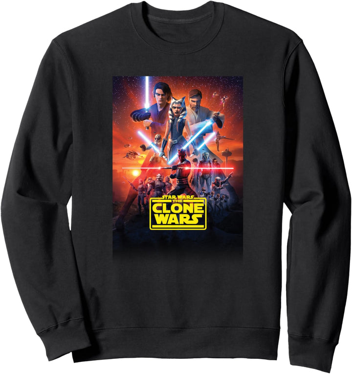Star Wars The Clone Wars The Final Season Poster Sweatshirt