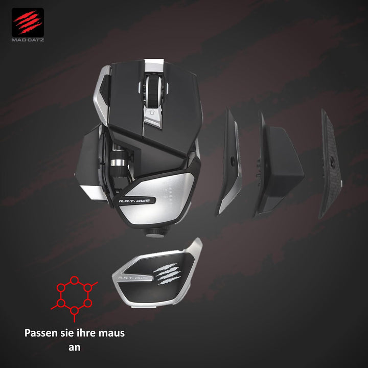 Madcatz R.A.T. Dws Dual Wirelessoptical Gaming Mouseblack Single