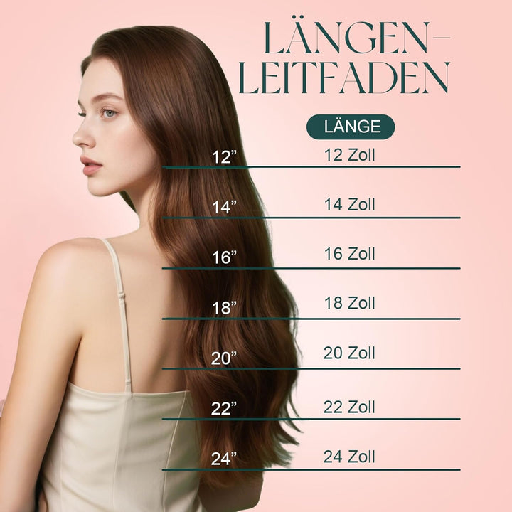 Easyouth Extension Echthaar Clip in Braun Extensions Clip in Echthaar Remy Clip in Haarverlangerung