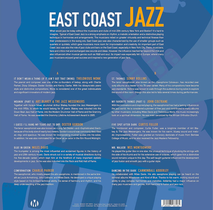 East Coast Jazz - Limitiert - 180gr. blue, Vinyl