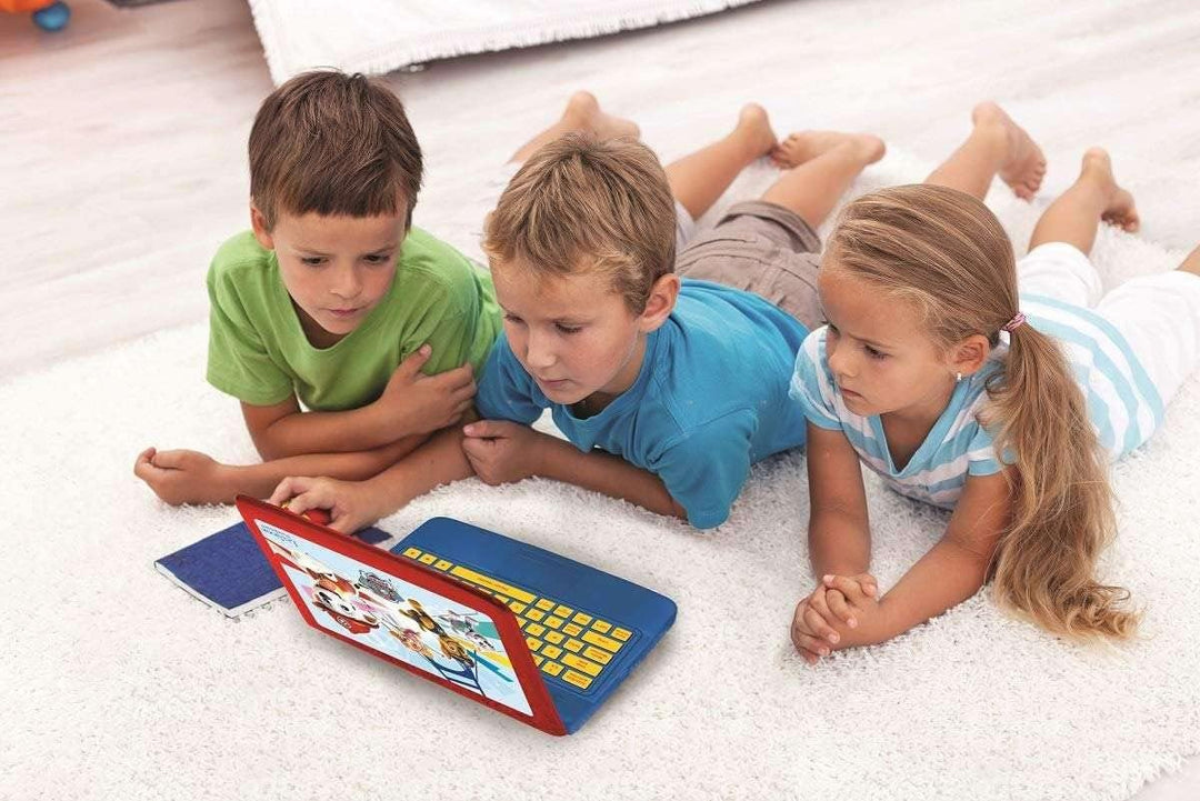 LEXIBOOK Paw Patrol-Pädagogisches und zweisprachiges Notebook Spanisch/Englisch-Spielzeug für Kinder