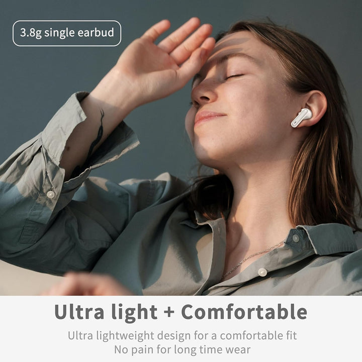Kabellose Bluetooth Kopfhörer, In Ear Kopfhörer Bluetooth 5.4 mit 4 ENC Noise Cancelling Mics, HiFi