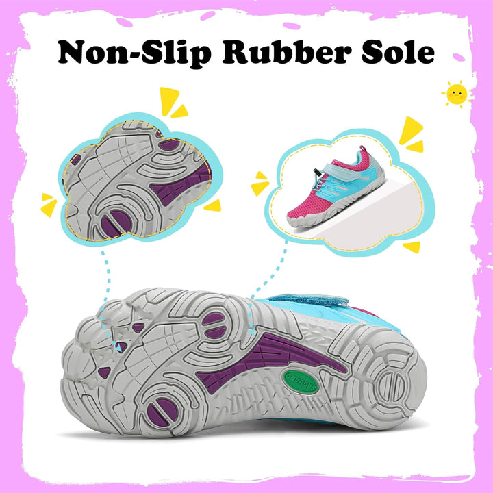 SAGUARO Jungen Mädchen Barfussschuhe Atmungsaktiv Badeschuhe für Kinder Gr.24-36