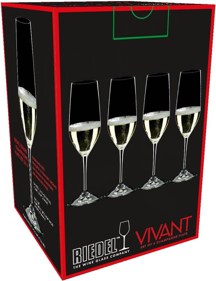 Riedel Vivant Champagnerflöten, 290 ml, transparent