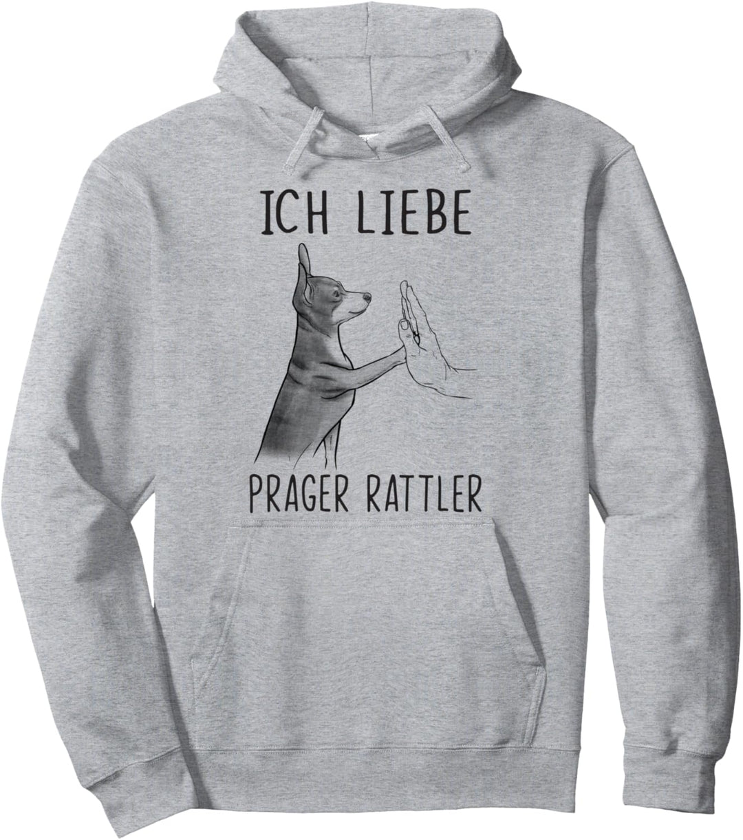 Ich Liebe Prager Rattler Hund Rattler Mama Prager Rattler Pullover Hoodie