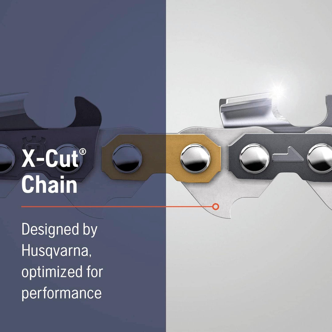 Husqvarna X-Cut SP33G 50,8 cm Kettensägekette, 825,5 cm Teilung, 127 cm Stärke, 80 Treibglieder, seh