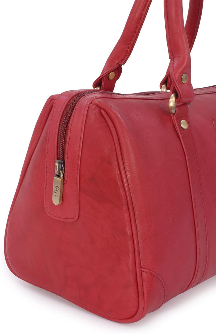 Gigi - Leder - Damenhandtasche/Lederhandtasche - OTHELLO 5067" Rot, Rot