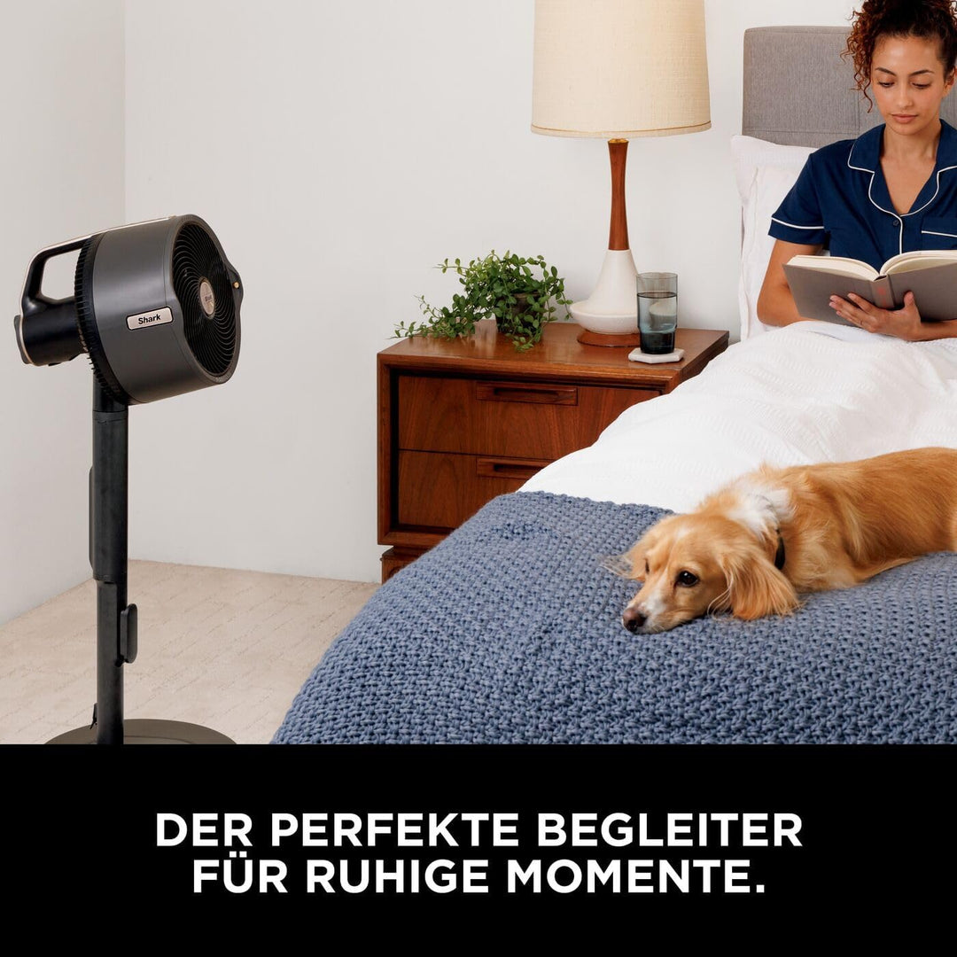 Shark FlexBreeze Pro Mist Akku-Ventilator für innen und aussen mit Sprühsystem, tragbarer Sprühtank,