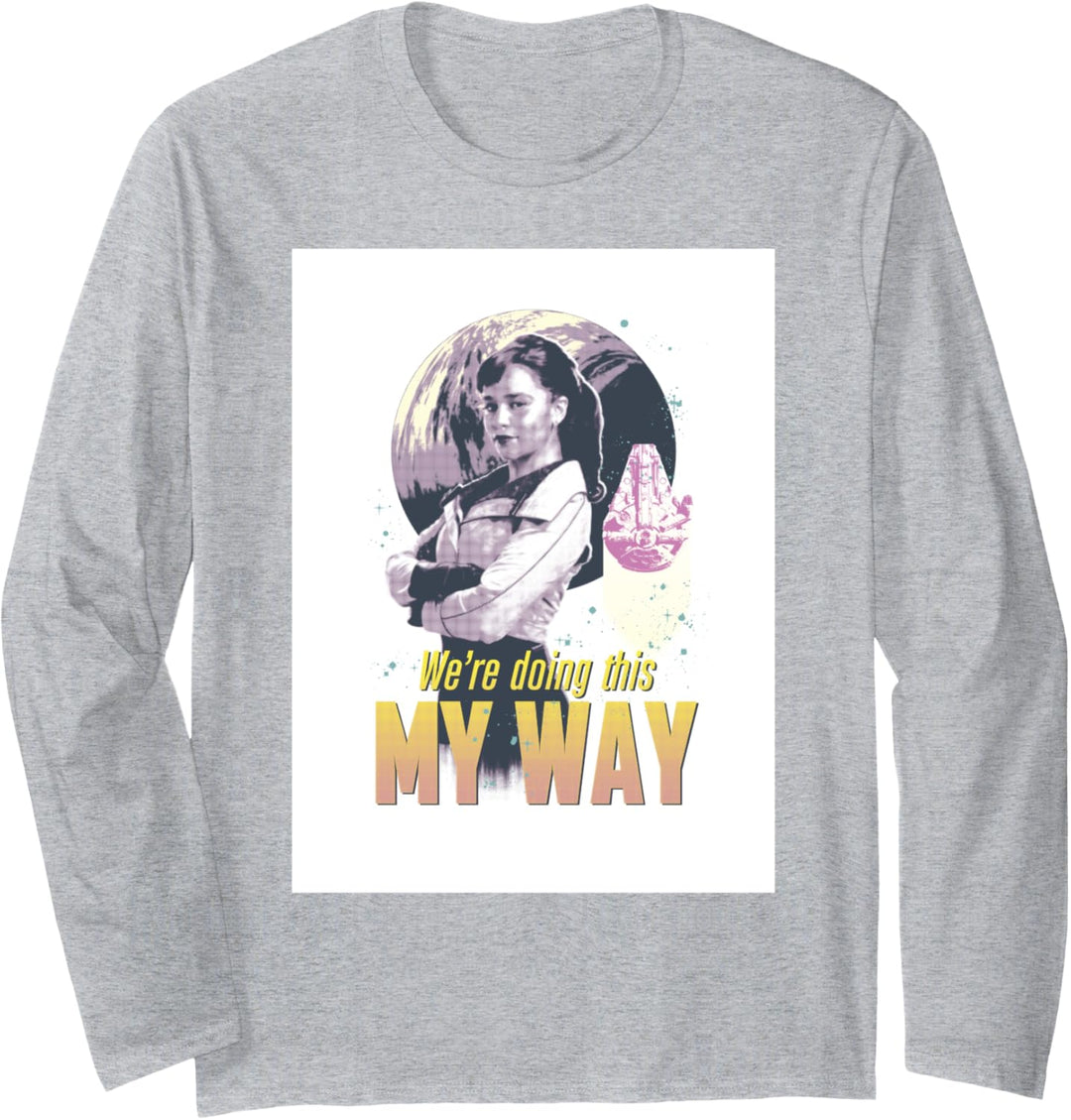 Star Wars Han Solo Movie Qi'ra My Way Comic Langarmshirt