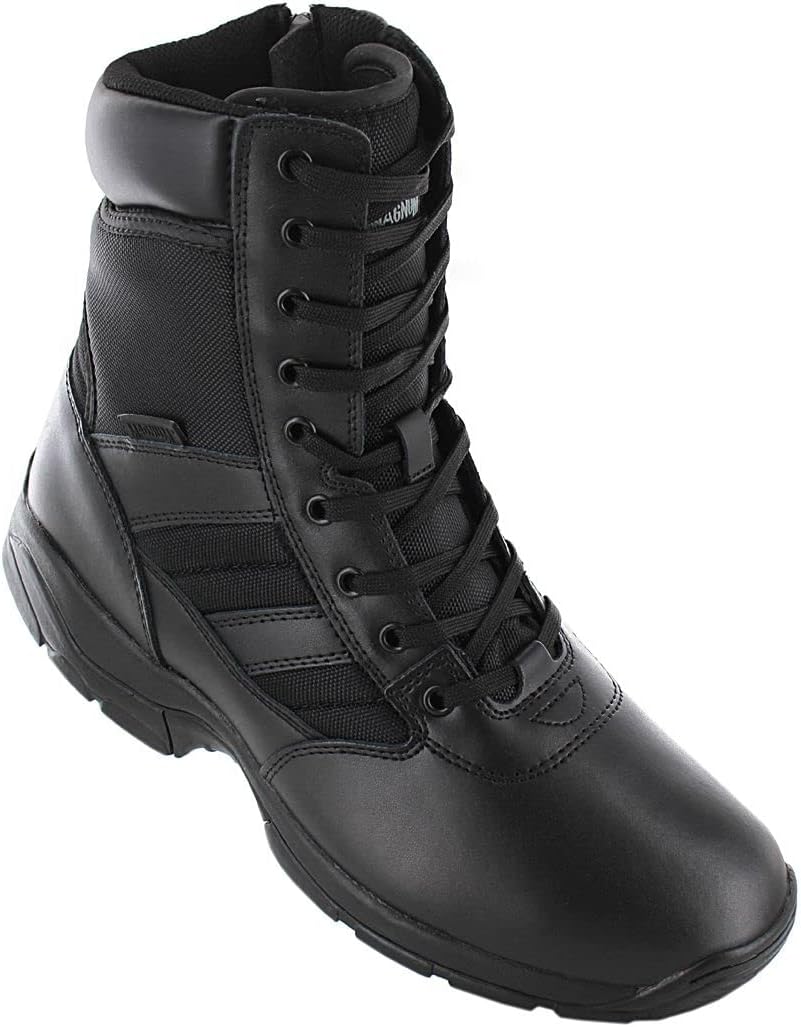 Magnum M800339-021 Panther 8 Stiefel mit seitlichem Reissverschluss, Grösse 39H, Schwarz