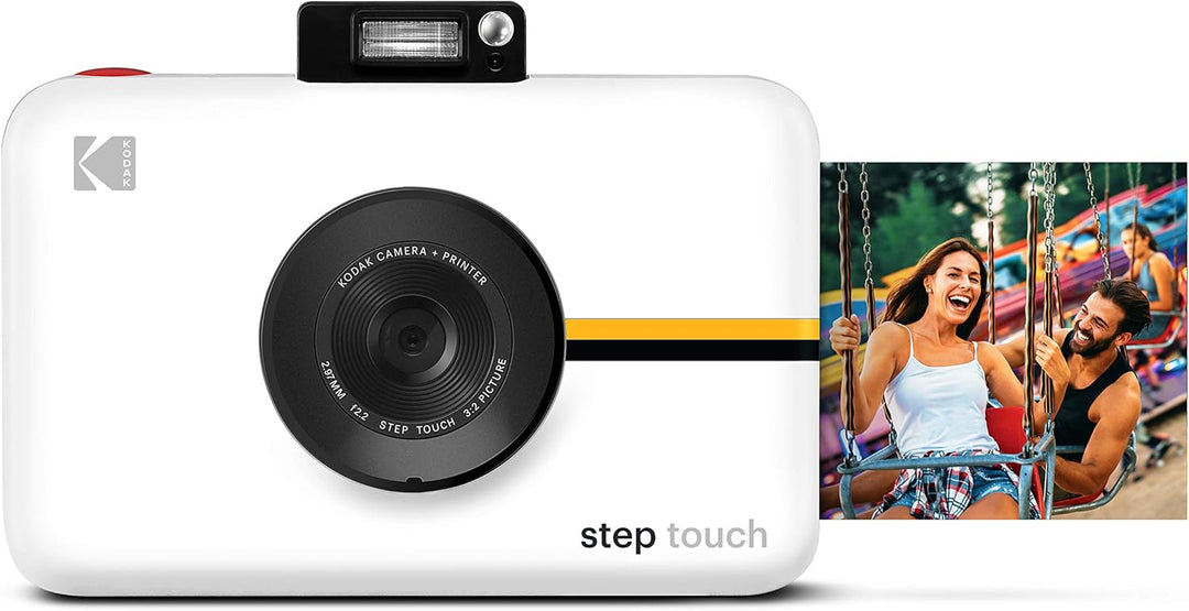 KODAK Step Touch 13MP Digitalkamera & Instant-Drucker mit 3,5"-LCD-Touchscreen-Display (Weiss) Reise