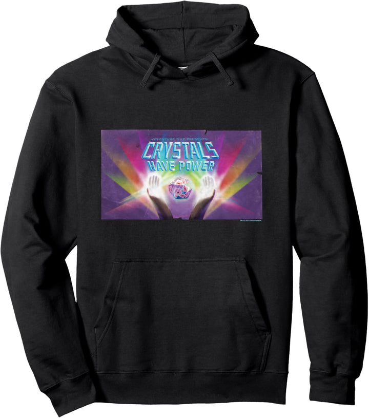 Adventure Time Crystals Have Power Card Pullover Hoodie