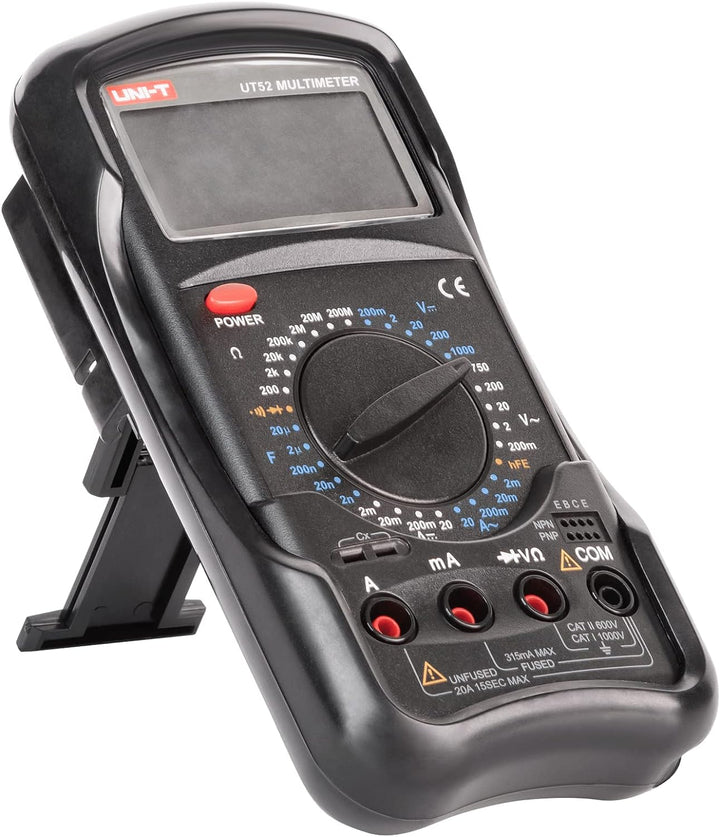 UNI-T UT52 Digital-Multimeter Widerstand Messung schwarz