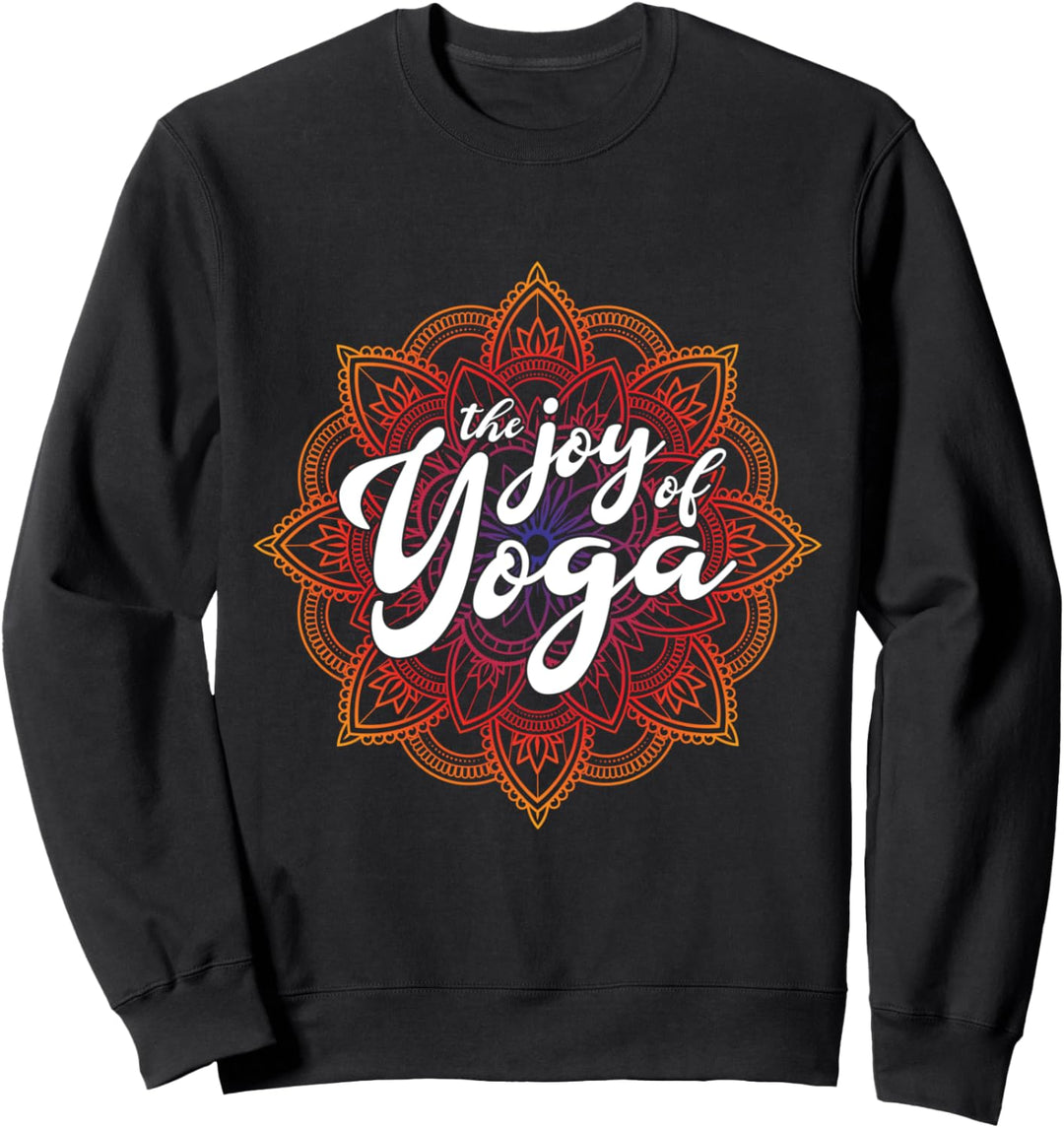 Die Freude Am Yoga Meditation Sportart Meditieren Mandala Sweatshirt