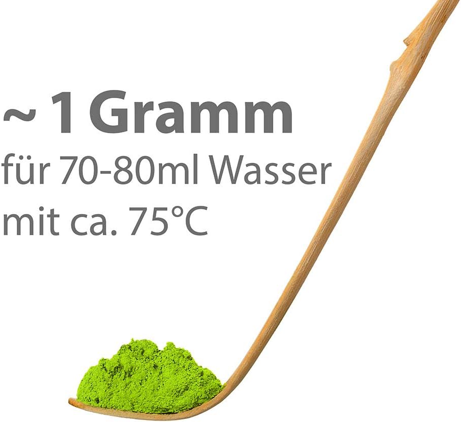 Matcha-Set 3-teilig himmelblau, bestehend aus Matcha-Schale, Matcha-Löffel und Matcha-Besen (Bambus)