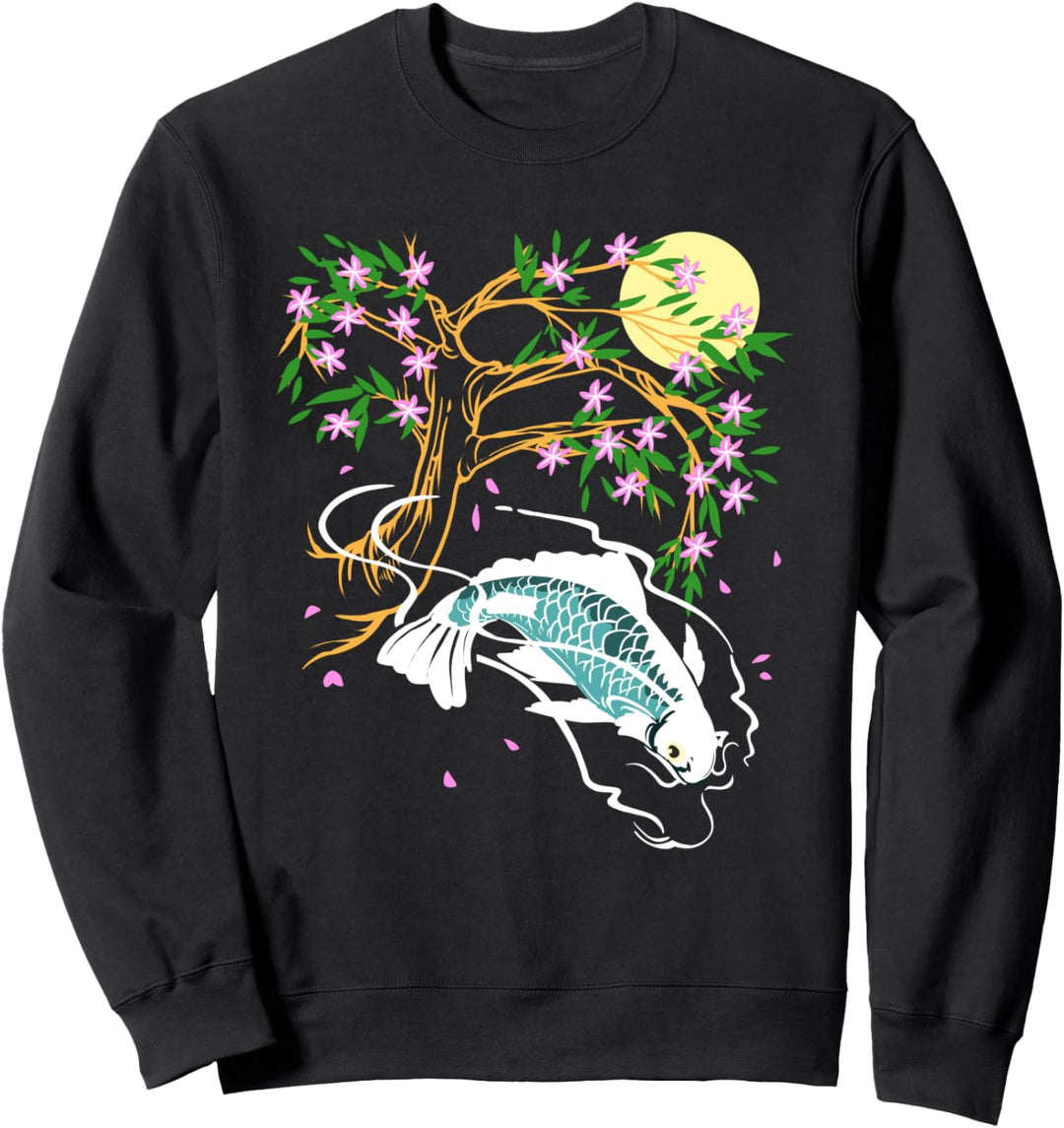 Koi Fisch Geschenk Männer Frauen Kinder Japanische Koi Fisch Sweatshirt