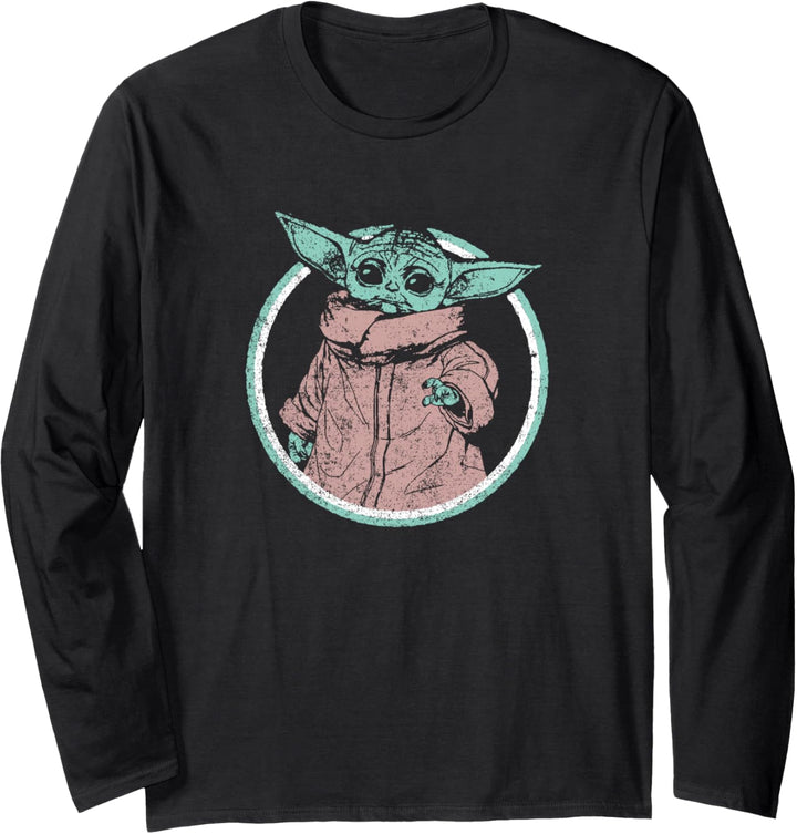 Star Wars Baby Yoda Circle Langarmshirt