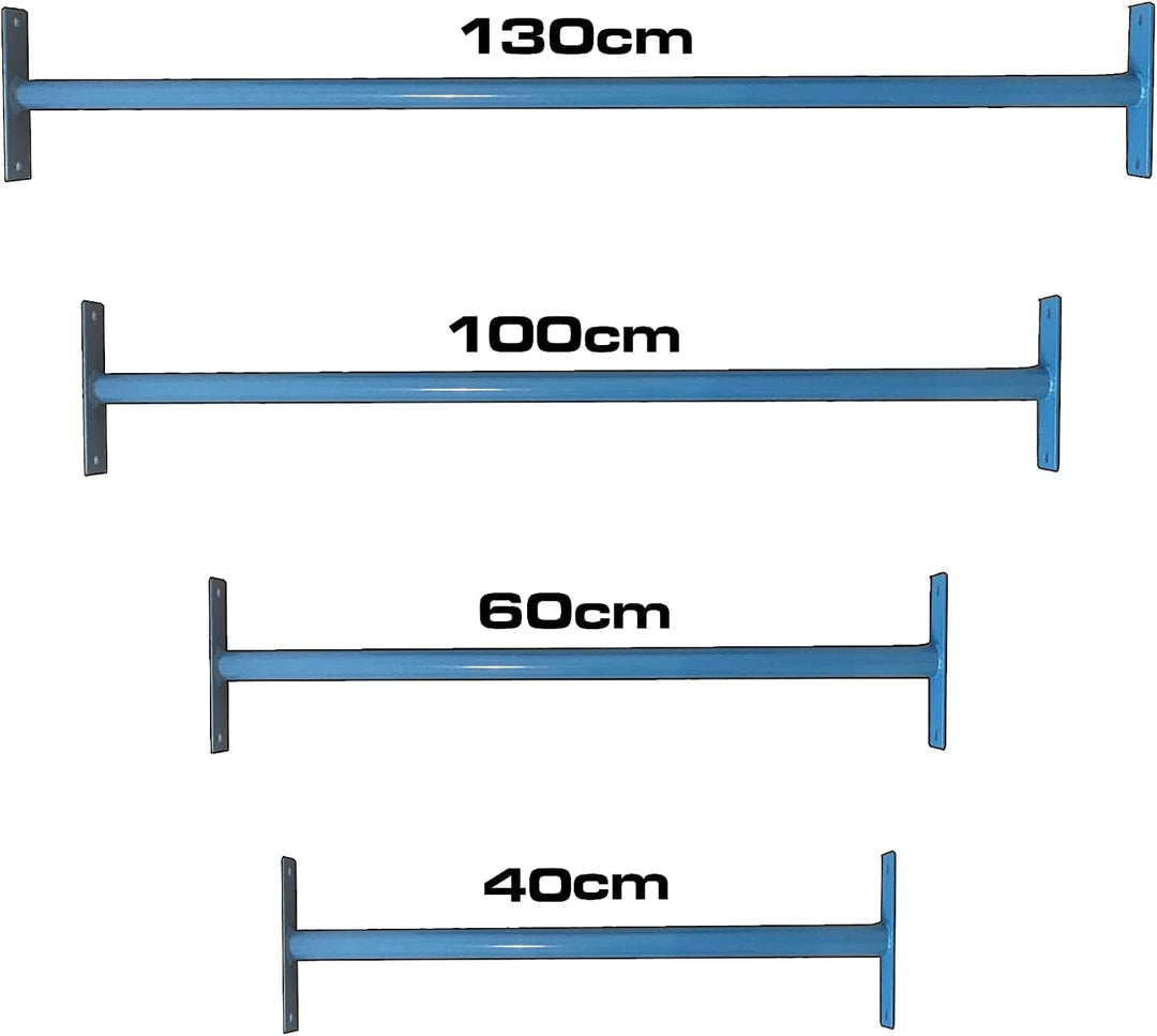 TURNSTANGE RECKSTANGE 40-180 cm KLETTERSTANGE KLIMMZUGSTANGE - BLAU, GRÜN ODER SCHWARZ (170 cm, Schw