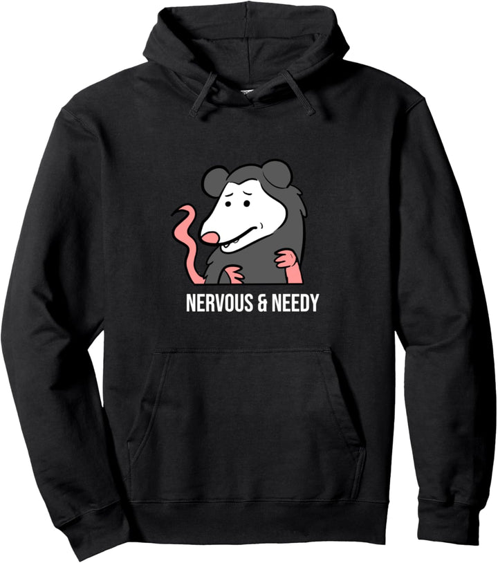 Nervous Needy Lustig und Angst Pullover Hoodie