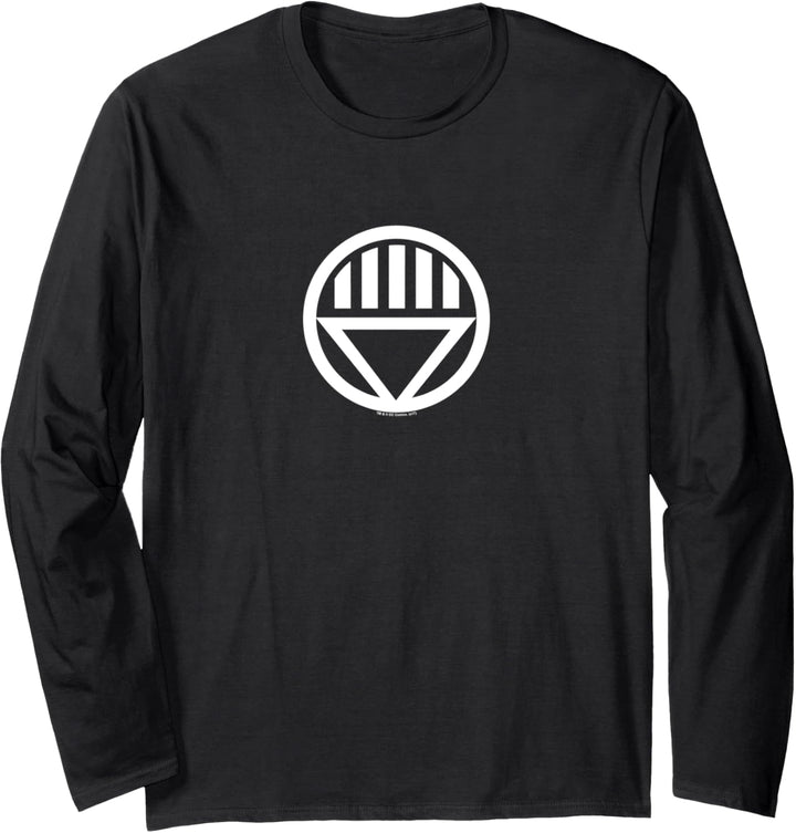 Green Lantern Black Lantern Logo Langarmshirt