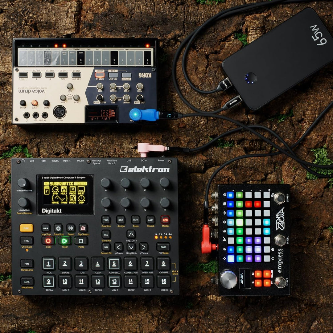 myVolts Step-Up USB-C auf 9V DC Power Tip, kompatibel mit Boss RC-505 mkII Loop Station