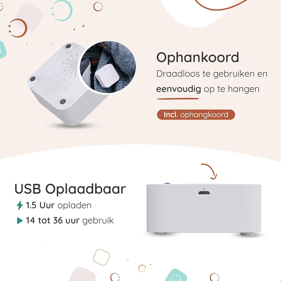 Numsy Original White Noise Machine Baby - Witte Ruis Baby - Slaaphulp