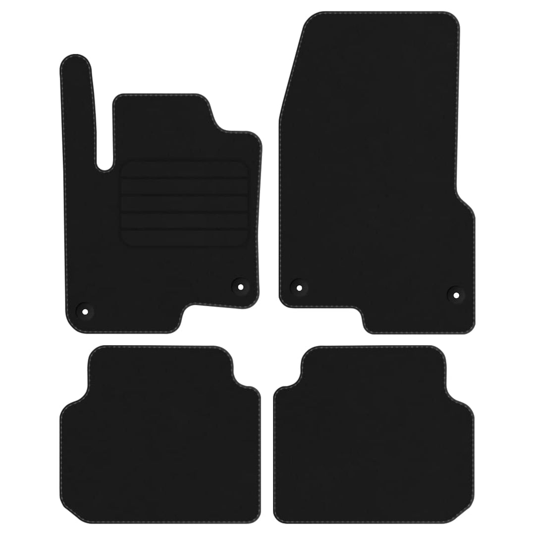 Veloursfussmatten Automatten Velourmattenset für Smart ForFour I 454 Bj. 2004-2006 Mit Absatzschoner